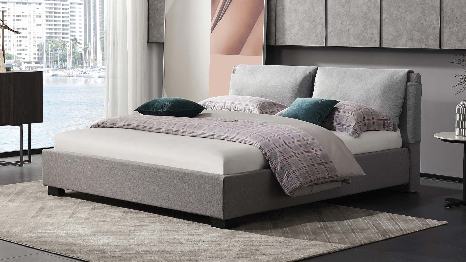 云豹 床架y210-cbd家居