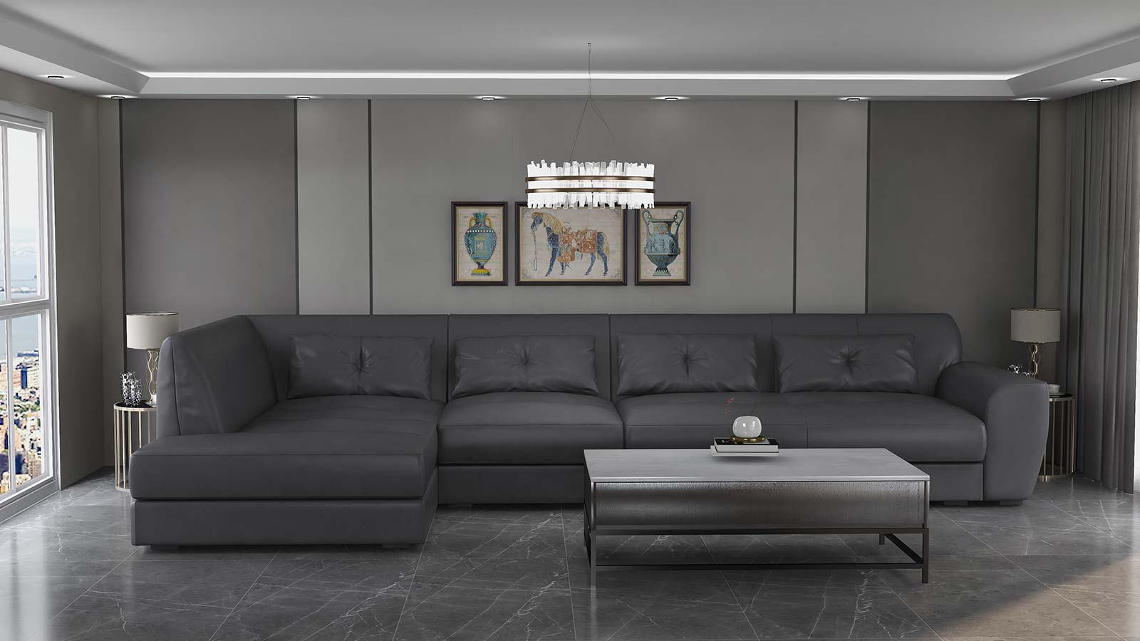 黑金 沙发hz67-cbd家居